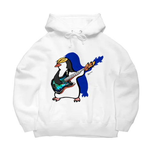 ベーシストなロイヤルペンギン Big Hoodie