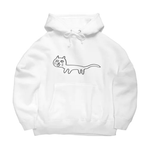 ちょっと長いネコ Big Hoodie