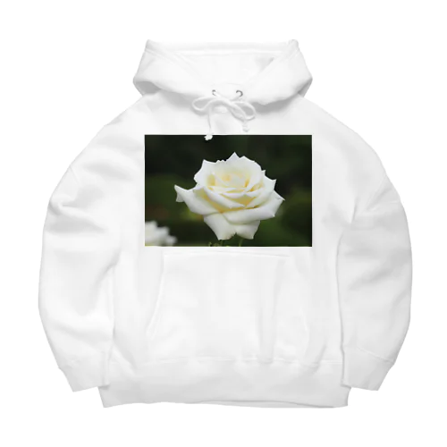 フラワー・ホワイト Big Hoodie