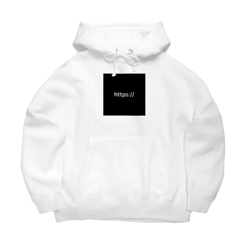 https:// ロゴ Big Hoodie