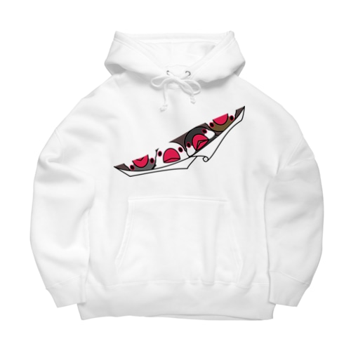 三密です！むちむちフィンチさん【まめるりはことり】 Big Hoodie