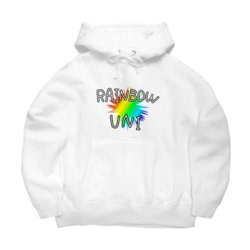 RAINBOW UNI 루즈핏 후디