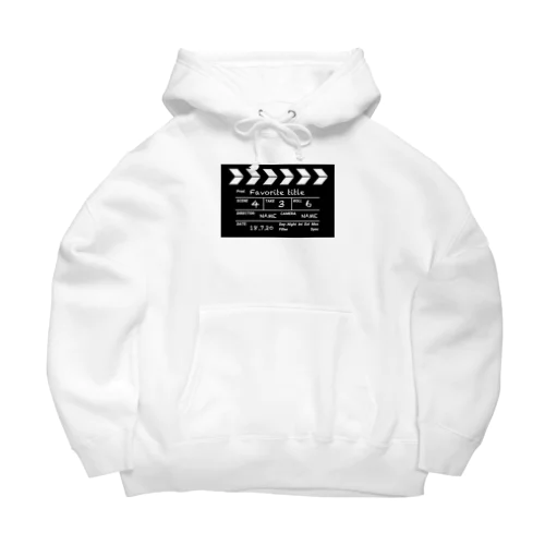 映画撮影 カチンコ Big Hoodie