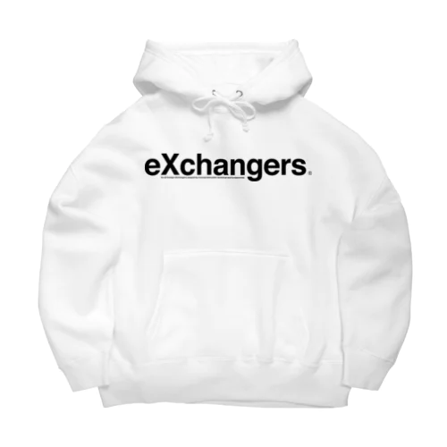 eXchangers Logo v.01 ビッグシルエットパーカー