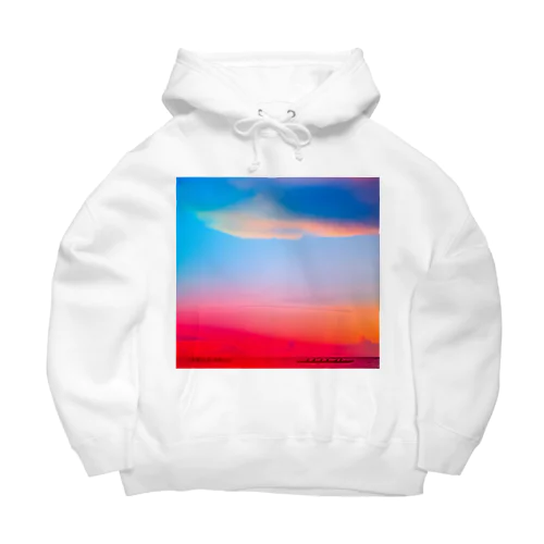 赤富士ひのまる空 Big Hoodie