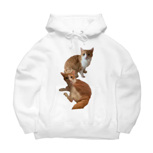ムムさん&メメちゃん 兄妹（ど真ん中） Big Hoodie