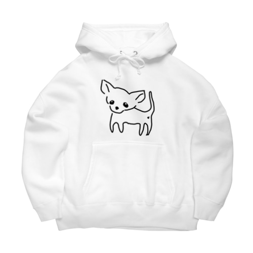 ゆるチワワ（クリア） Big Hoodie