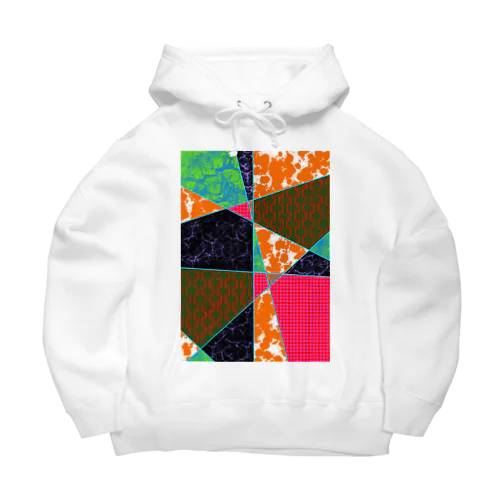 ポップなステンドグラス風 Big Hoodie