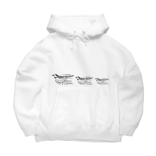 足はやいとりパーカー Big Hoodie