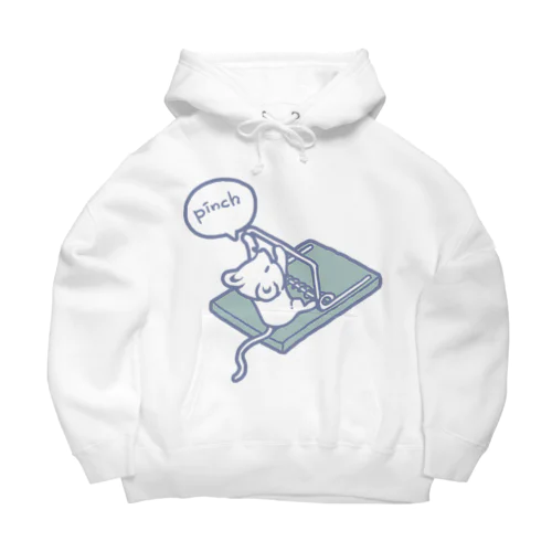 ピンチなネズミ Big Hoodie