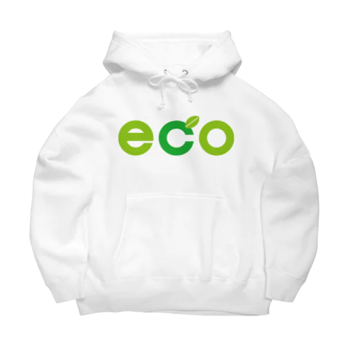 eco ビッグシルエットパーカー