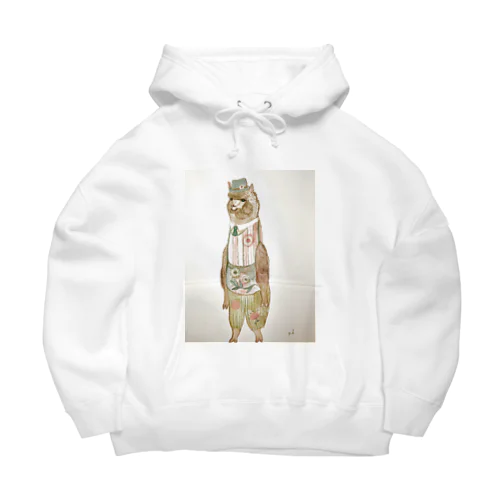 おしゃれなキュートアルパカくんグッズ Big Hoodie