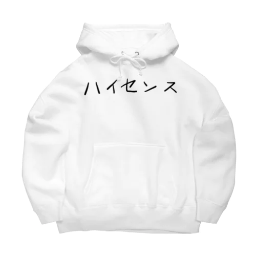 ハイセンス Big Hoodie