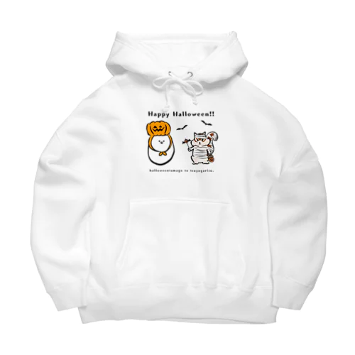 ハロウィンたまごと強がリス Big Hoodie