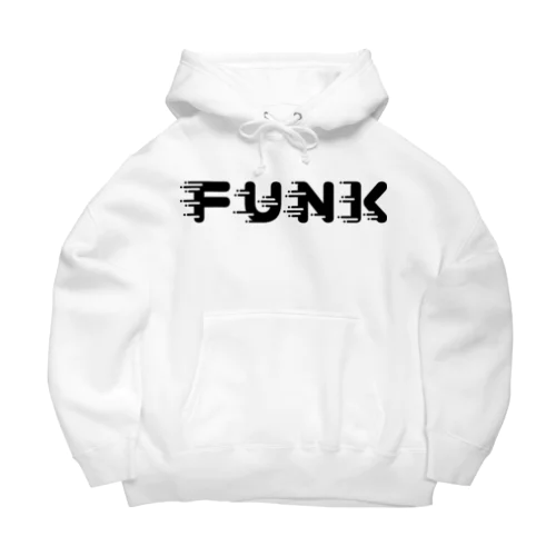 とろけていくFUNK。 黒 ビッグシルエットパーカー