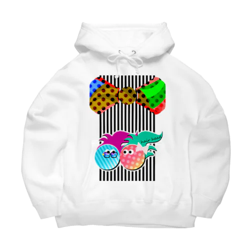 ヘアーヘッド君BIGリボン Big Hoodie