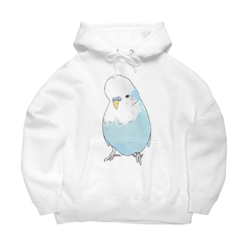 可愛いジャンボセキセイインコ【まめるりはことり】 Big Hoodie