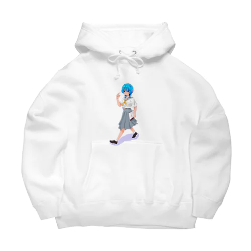 日直セーラー女の子 Big Hoodie