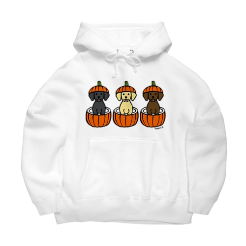 ハロウィンかぼちゃのラブラドール Big Hoodie