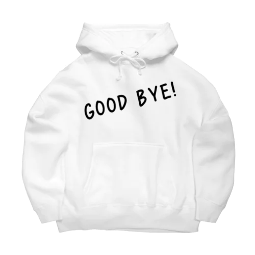 Good Bye! カジュアル黒 Big Hoodie