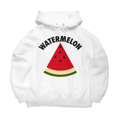 WATERMELON 扇形 ビッグシルエットパーカー