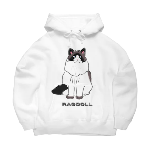 ラグドール ゴージャスな猫 Big Hoodie