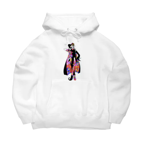 花柄ピエロ Big Hoodie