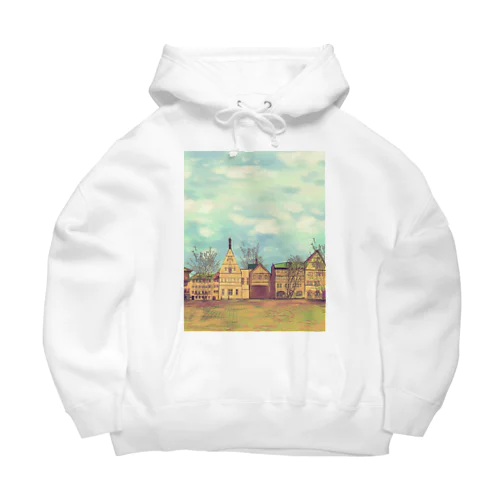 絵画のような街（冬色） Big Hoodie