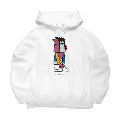 馬キュビズム風 Big Hoodie