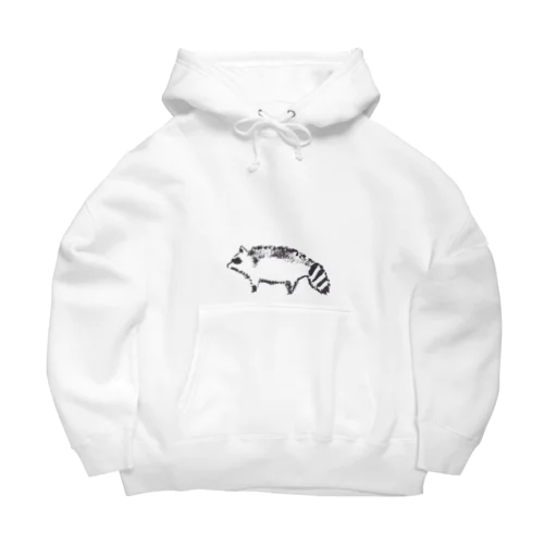 もこもこアライグマ Big Hoodie