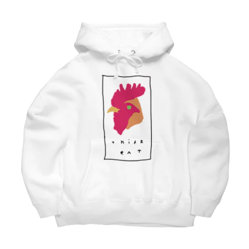 「いただきます」をかんがえるニワトリ Big Hoodie