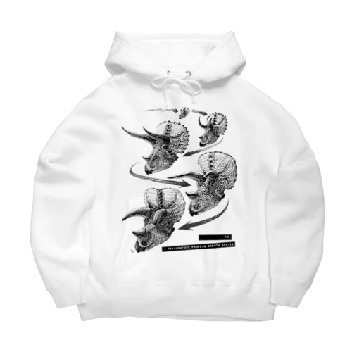 Triceratops prorsus growth series Big Hoodie