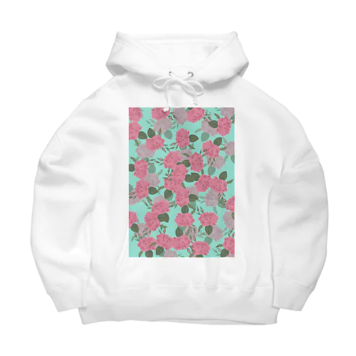 薔薇青磁 Big Hoodie