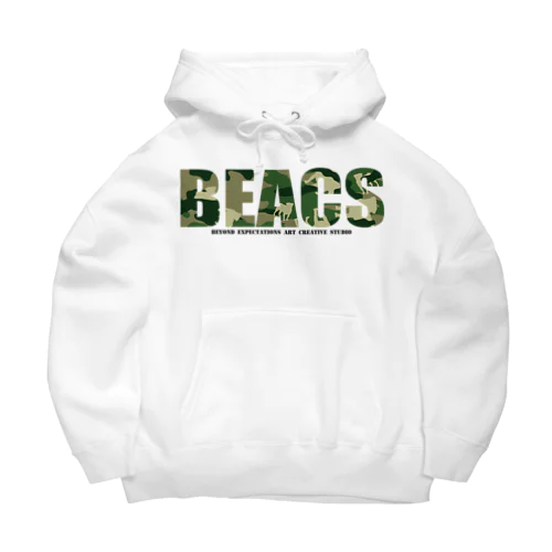 BEACS　ロゴ1（パグ） Big Hoodie