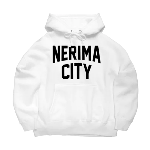 練馬区 NERIMA CITY ロゴブラック Big Hoodie