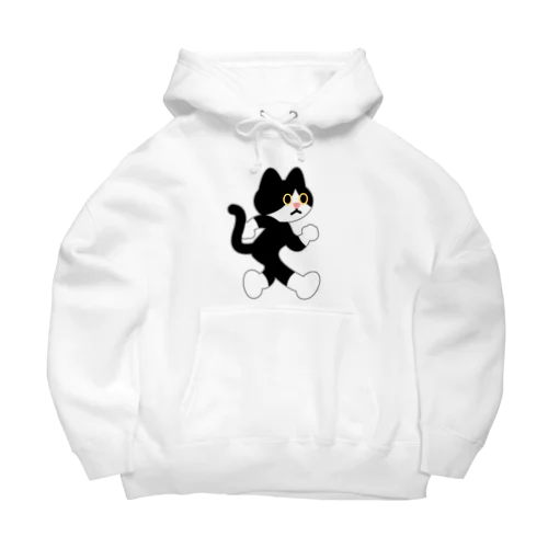 飛び出し坊や猫 Big Hoodie