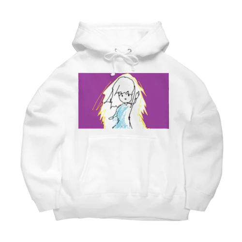 能力発動系ガール Big Hoodie