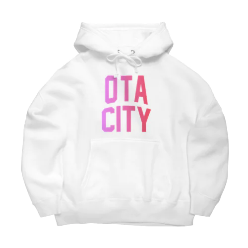 太田市 OTA CITY ロゴピンク Big Hoodie