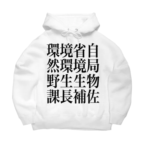 環境省自然環境局野生生物課長補佐 Big Hoodie