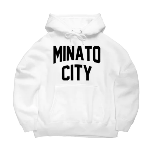 港区 MINATO CITY ロゴブラック Big Hoodie