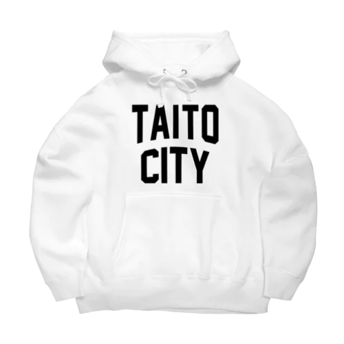 台東区 TAITO WARD ロゴブラック Big Hoodie