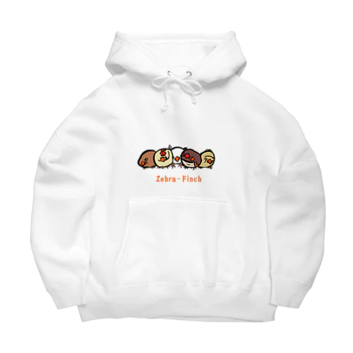 Zebra-Finch Big Hoodie