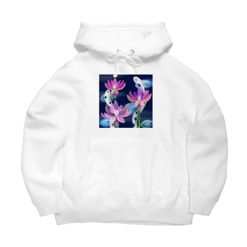 チンアナゴとお花 Big Hoodie