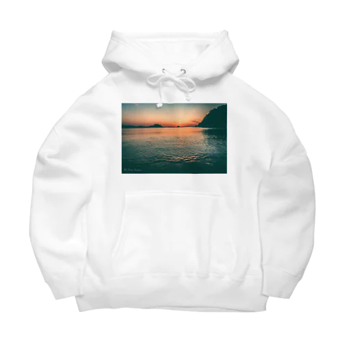 鴨池海岸の夕日 Big Hoodie