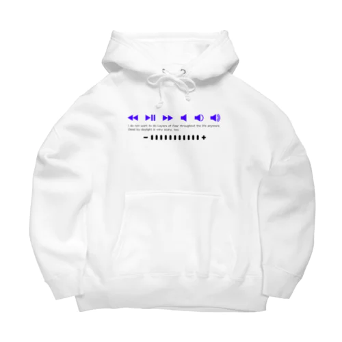 音割graphics White/banper0122 Big Hoodie