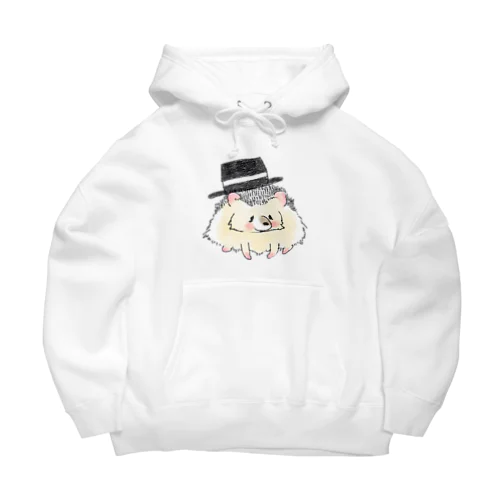 オリジナル　ハリネズミのソフィー、ハットをかぶる。 Big Hoodie