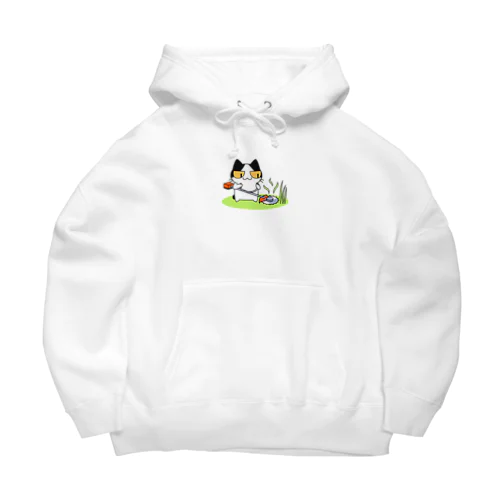 草刈り猫 Big Hoodie