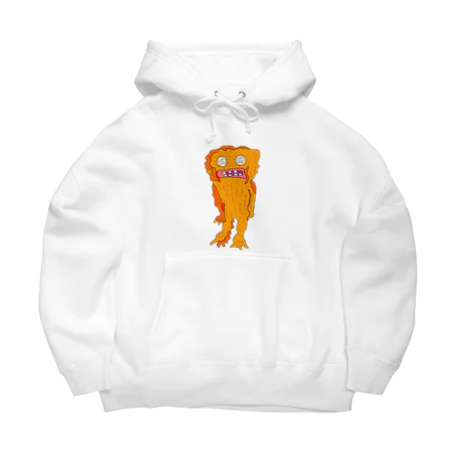 depressed yeti （drained) Big Hoodie