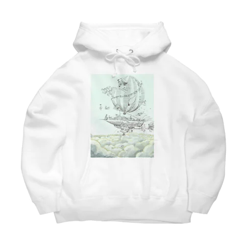 大空を旅する気球村 Big Hoodie