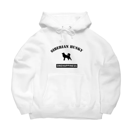 シベリアンハスキー  ONEHAPPINESS Big Hoodie